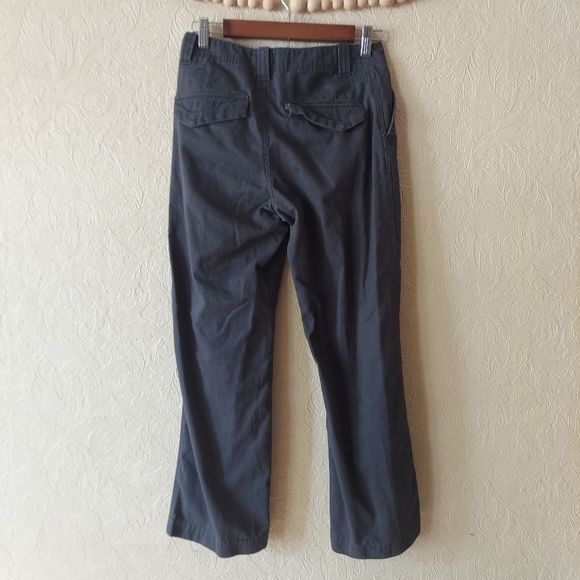 Old Navy girl's grey chino pants 14 - Picture 3 of 8